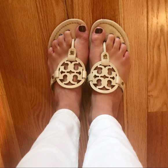 Tory Burch Shoes - Tory Burch Miller Sandal Ivory Off White 7.5